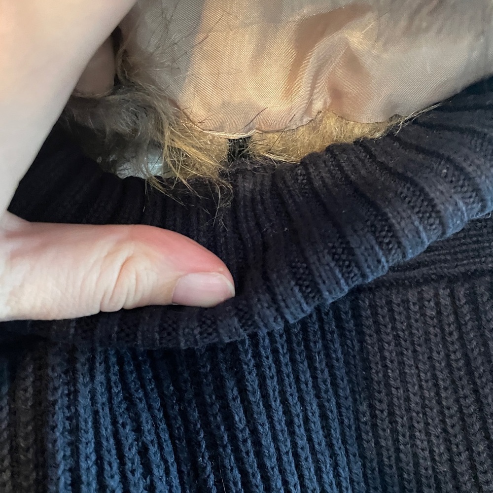 Forever21 Faux Fur Collared Poncho - Picture 6 of 6
